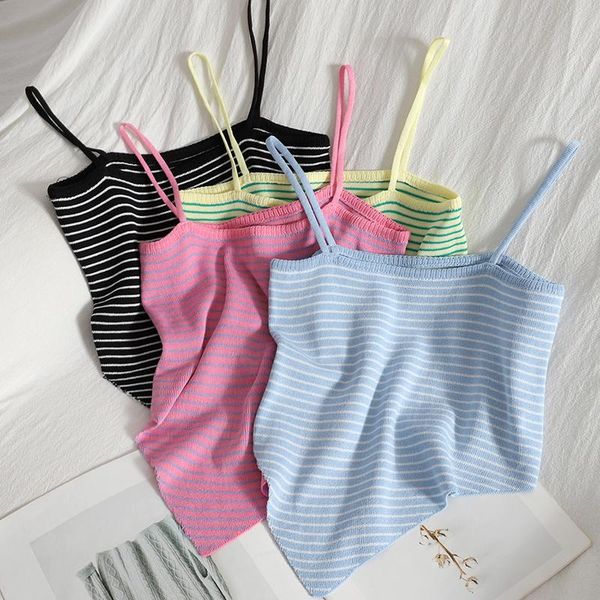 women's tanks & camis heliar women stripes sweet summer knit plain crop tank solid cute ribbed spaghetti 2021, White
women's tanks & camis heliar women stripes sweet summer knit plain crop tank solid cute ribbed spaghetti 2021, White