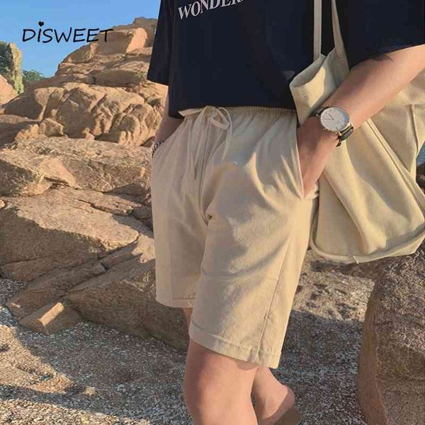 shorts korean lace-up elastic waist summer shorts for men simple cotton and linen straight slim ladies pockets loose solid short men's, White;black
shorts korean lace-up elastic waist summer shorts for men simple cotton and linen straight slim ladies pockets loose solid short men's, White;black