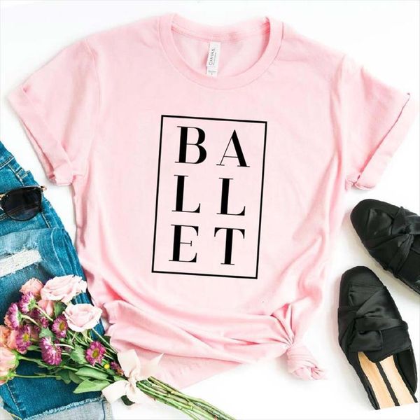 ballet letters print women t shirts short sleeve o neck loose ladies causal clothes, White
ballet letters print women t shirts short sleeve o neck loose ladies causal clothes, White