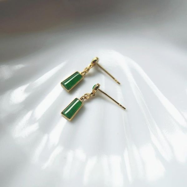 dangle & chandelier original silver inlaid natural chalcedony geometric earrings elegant charm creative retro female jewelry
dangle & chandelier original silver inlaid natural chalcedony geometric earrings elegant charm creative retro female jewelry