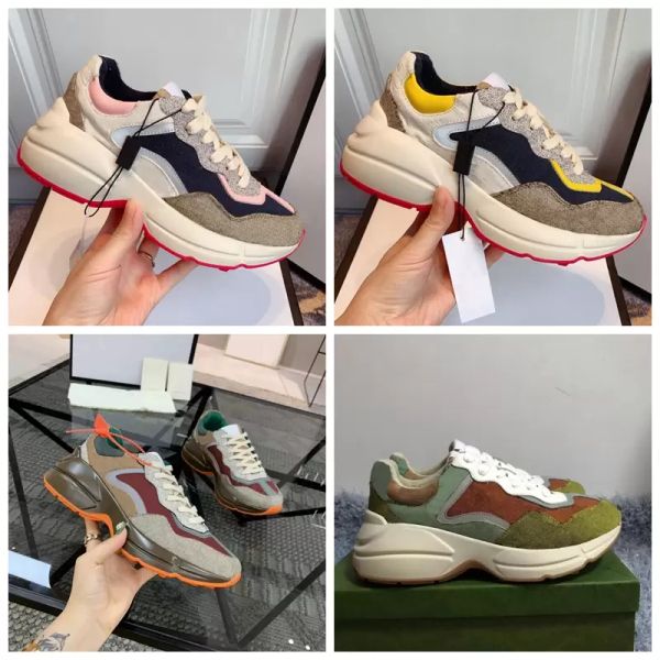2022 luxury designer rhyton formal men's designer sneakers more than 20 retro chaussures women's shoes, Black
2022 luxury designer rhyton formal men's designer sneakers more than 20 retro chaussures women's shoes, Black