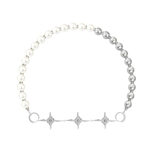 chains 2021 cross long tassel grey and white pearl chain necklace clavicle women's jewelry, Silver
chains 2021 cross long tassel grey and white pearl chain necklace clavicle women's jewelry, Silver