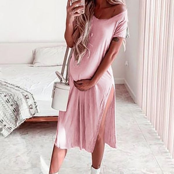 maternity dresses women mothers dress solid pregnant v-neck short sleeve nursing boho mini #43, White
maternity dresses women mothers dress solid pregnant v-neck short sleeve nursing boho mini #43, White