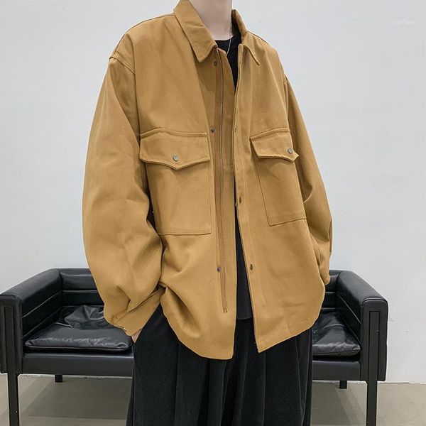 men's jackets large size cotton oversize jacket fashion pocket tooling mens streetwear loose hip-hop bomber men m-5xl, Black;brown
men's jackets large size cotton oversize jacket fashion pocket tooling mens streetwear loose hip-hop bomber men m-5xl, Black;brown