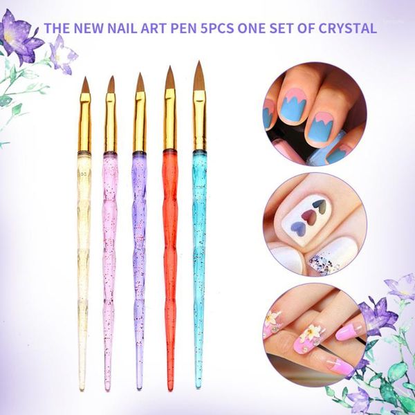 5pcs/set 10/11/13/15/20mm nail art acrylic uv gel extension builder brush crystal handle manicure salon tools1, Yellow
5pcs/set 10/11/13/15/20mm nail art acrylic uv gel extension builder brush crystal handle manicure salon tools1, Yellow