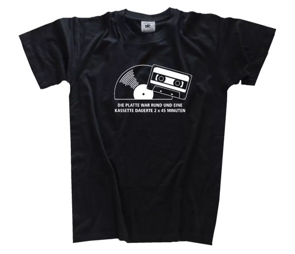 la plaque était rond et une cassette dauerte 2x45 minutes t-shirt s-xxxl neuf, White;black
la plaque était rond et une cassette dauerte 2x45 minutes t-shirt s-xxxl neuf, White;black