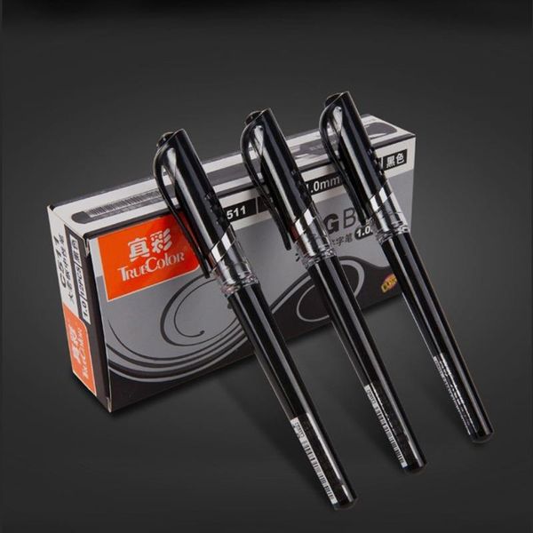 gel ink pen 1.0mm nib ballpoint large capacity black writing smooth signaturet office school supplies pens, Blue;orange
gel ink pen 1.0mm nib ballpoint large capacity black writing smooth signaturet office school supplies pens, Blue;orange
