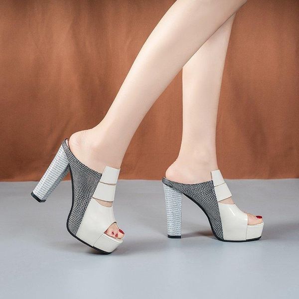 summer women's shoes waterproof platform super high-heel sandals and slippers wear fashionable fish mouth women dress, Black
summer women's shoes waterproof platform super high-heel sandals and slippers wear fashionable fish mouth women dress, Black