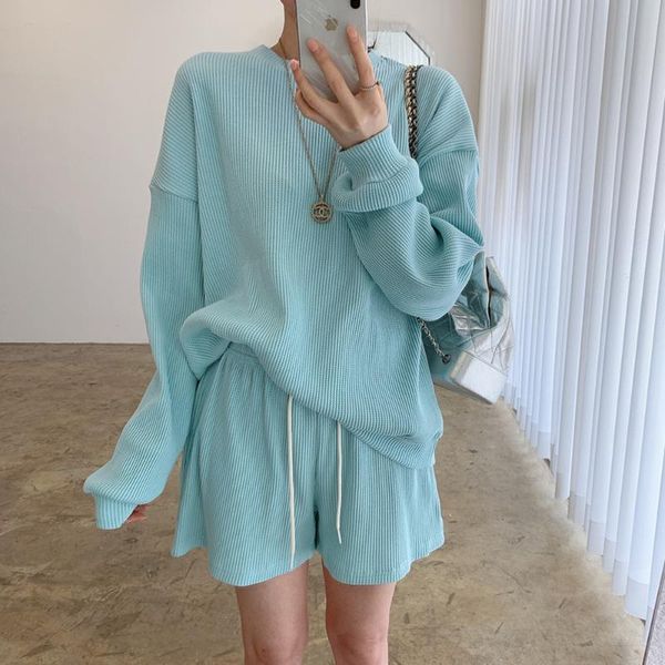 women's tracksuits spring autumn casual two piece tracksuit set women full sleeve pullovers and shorts suit 2021 loose female sets, Gray
women's tracksuits spring autumn casual two piece tracksuit set women full sleeve pullovers and shorts suit 2021 loose female sets, Gray