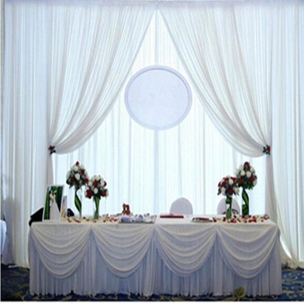 party decoration 3*6m backdrop white wedding swags drapes backdrops curtain 20ft (w) x 10ft (h) for
party decoration 3*6m backdrop white wedding swags drapes backdrops curtain 20ft (w) x 10ft (h) for