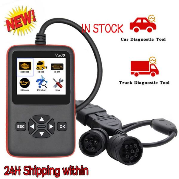 diagnostic tools heavy duty truck scan tool +obd2 vehicle scannercode dpf reader v500 flash professional auto
diagnostic tools heavy duty truck scan tool +obd2 vehicle scannercode dpf reader v500 flash professional auto