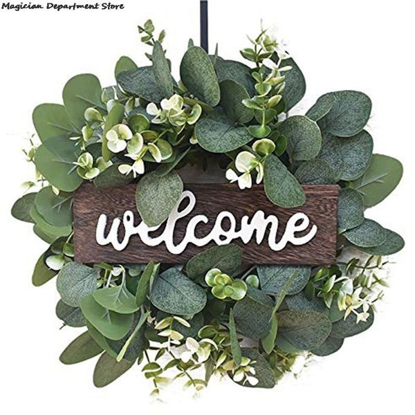 decorative flowers & wreaths welcome retro pastoral wooden sign eucalyptus wreath wedding church christmas door ornaments garden yard fence
decorative flowers & wreaths welcome retro pastoral wooden sign eucalyptus wreath wedding church christmas door ornaments garden yard fence