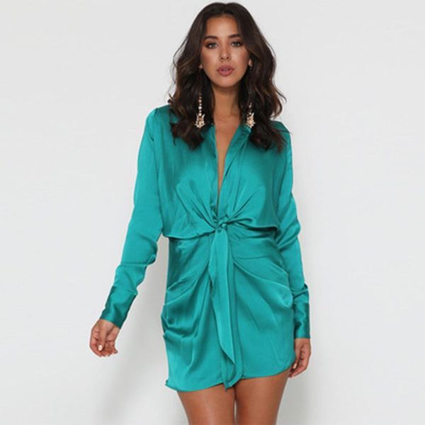 casual dresses lapel tie irregular single-breasted folds fashionable v-neck shirt dress long-sleeved imitation silk spring women xf4, Black;gray
casual dresses lapel tie irregular single-breasted folds fashionable v-neck shirt dress long-sleeved imitation silk spring women xf4, Black;gray
