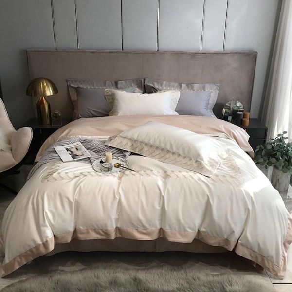 bedding sets leaf embroidered set 100s australian cotton double size sheet pillowcase white modern duvet cover 4pcs for home el
bedding sets leaf embroidered set 100s australian cotton double size sheet pillowcase white modern duvet cover 4pcs for home el