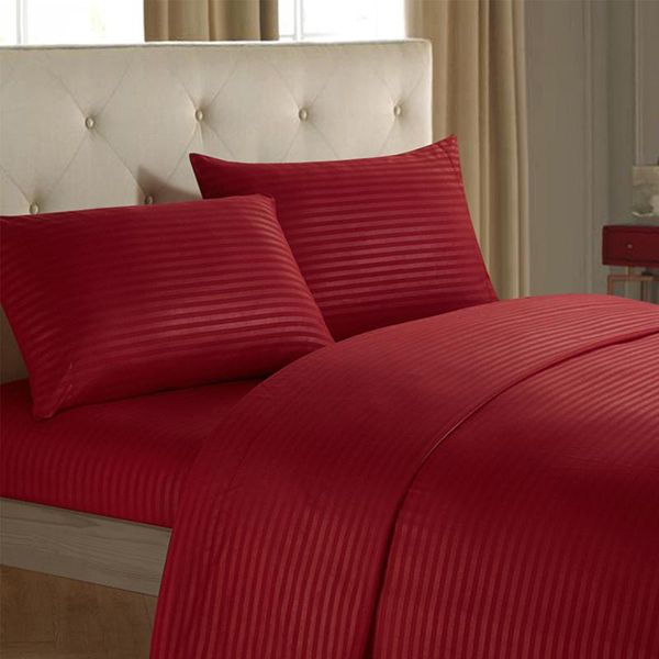 bedding sets four-piece plain satin striped quilt set duvet cover bed linings sheet 3 colors red polyester pillow cases stripes
bedding sets four-piece plain satin striped quilt set duvet cover bed linings sheet 3 colors red polyester pillow cases stripes