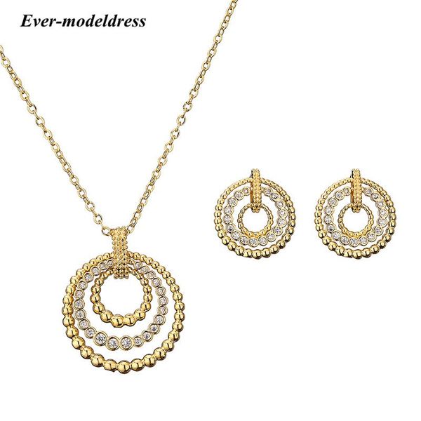 earrings & necklace 2pcs zirconia gold and sets for women plated wedding party bridal two pieces cz jewelry accessories gifts, Silver
earrings & necklace 2pcs zirconia gold and sets for women plated wedding party bridal two pieces cz jewelry accessories gifts, Silver