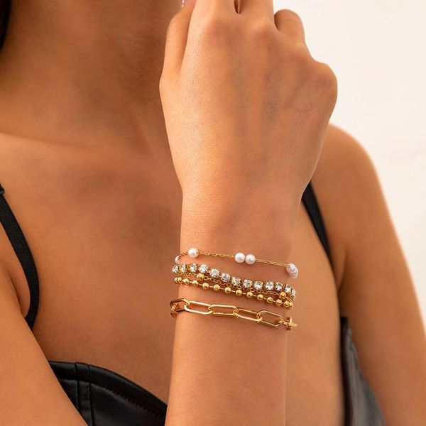 vintage luxury shiny tennis link chain bracelets for women punk simulated pearls multi layer charm bracelet bangles jewelry gift link,, Black
vintage luxury shiny tennis link chain bracelets for women punk simulated pearls multi layer charm bracelet bangles jewelry gift link,, Black