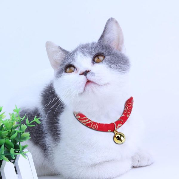 fashion adjustable cartoon pet bell pendant collar cute necklace kitten flower print decoration #py cat collars & leads
fashion adjustable cartoon pet bell pendant collar cute necklace kitten flower print decoration #py cat collars & leads