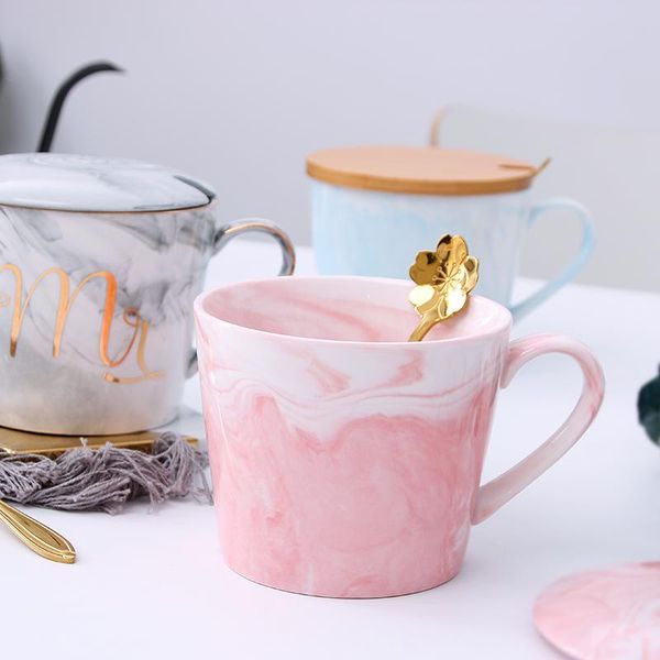 nordic creative marbling ceramic mugs household with spoon lids office couple coffee cups
nordic creative marbling ceramic mugs household with spoon lids office couple coffee cups