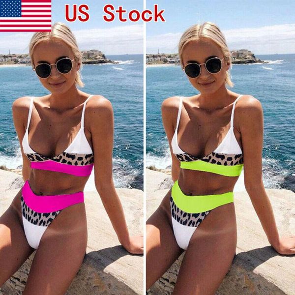 women's swimwear women leopard bikini push-up padded swimsuit bathing beachwear, White;black
women's swimwear women leopard bikini push-up padded swimsuit bathing beachwear, White;black