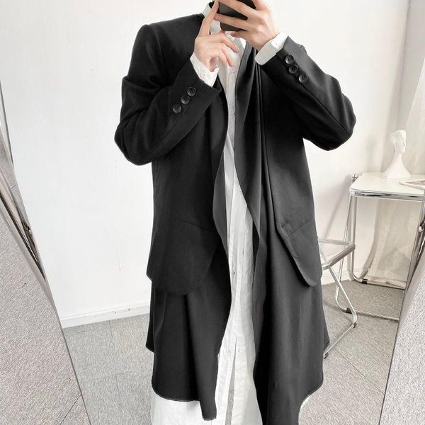 men's suits & blazers wear tide koean casual suit coat for male 2021 autumn loose simple long sleeve irregular, White;black
men's suits & blazers wear tide koean casual suit coat for male 2021 autumn loose simple long sleeve irregular, White;black