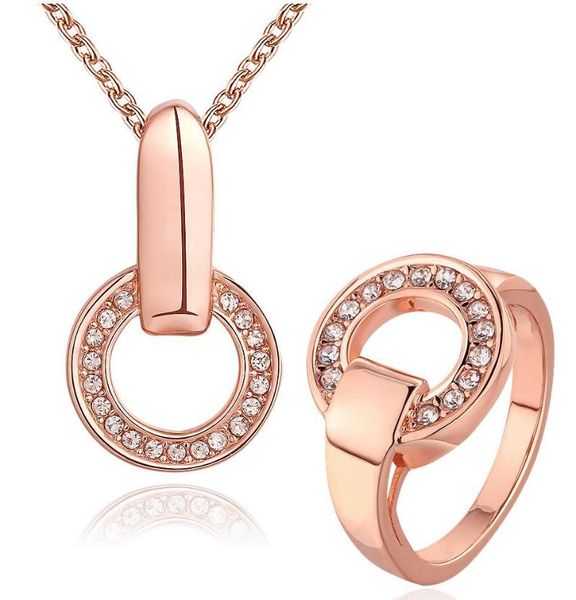 earrings & necklace austrian crystal classic hollow round jewelry simple fashion circle ring set, Silver
earrings & necklace austrian crystal classic hollow round jewelry simple fashion circle ring set, Silver
