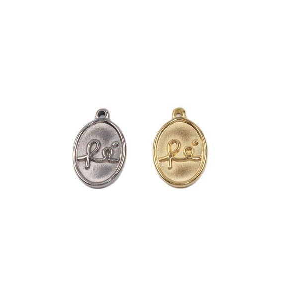 charms 5pcs 12*19mm wholesell stainless steel oval pendant diy necklace earrings bracelets unfading 2 colors, Bronze;silver
charms 5pcs 12*19mm wholesell stainless steel oval pendant diy necklace earrings bracelets unfading 2 colors, Bronze;silver
