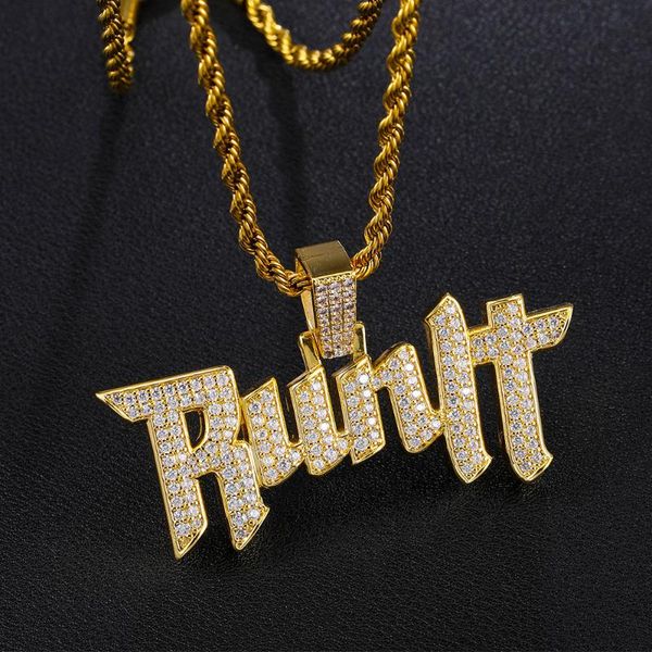 d&z run it pendant with tennis chain gold color charm bling cubic zircon stones copper men hip hop necklace rock jewelry necklaces, Silver
d&z run it pendant with tennis chain gold color charm bling cubic zircon stones copper men hip hop necklace rock jewelry necklaces, Silver