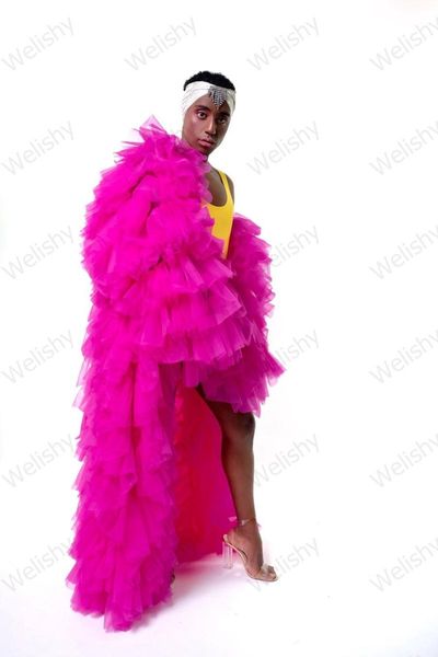 women's blouses & shirts tiered ruffled pleated tulle women puffy ruffle long sleeves floor length party gown fashion dresses cust, White
women's blouses & shirts tiered ruffled pleated tulle women puffy ruffle long sleeves floor length party gown fashion dresses cust, White