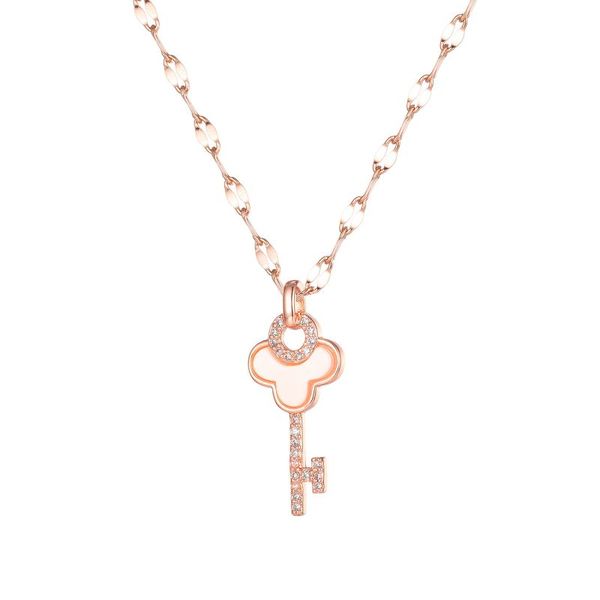 wholesale 2021 fashion brand women's shell key necklace wedding party jewelry gift, Silver
wholesale 2021 fashion brand women's shell key necklace wedding party jewelry gift, Silver