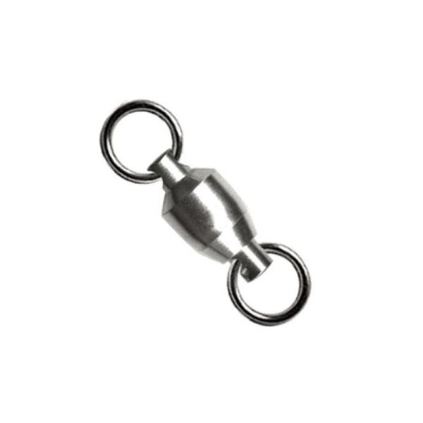 100pcs fishing bearing swivels with ring - size 4 (silver) hooks
100pcs fishing bearing swivels with ring - size 4 (silver) hooks