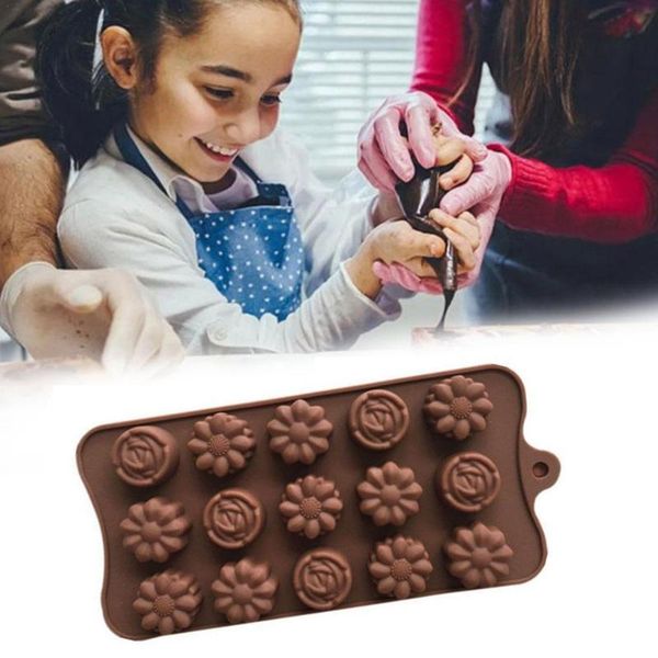 cavity silicone flower rose chocolate cake mold ice baking soap coffee tray g7q9 & pastry tools
cavity silicone flower rose chocolate cake mold ice baking soap coffee tray g7q9 & pastry tools
