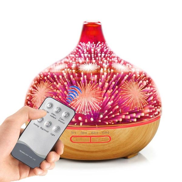 400ml aroma diffuser humidifier 3d colorful fireworks aromatherapy night light glass household ultrasonic essential oil humidifiers
400ml aroma diffuser humidifier 3d colorful fireworks aromatherapy night light glass household ultrasonic essential oil humidifiers