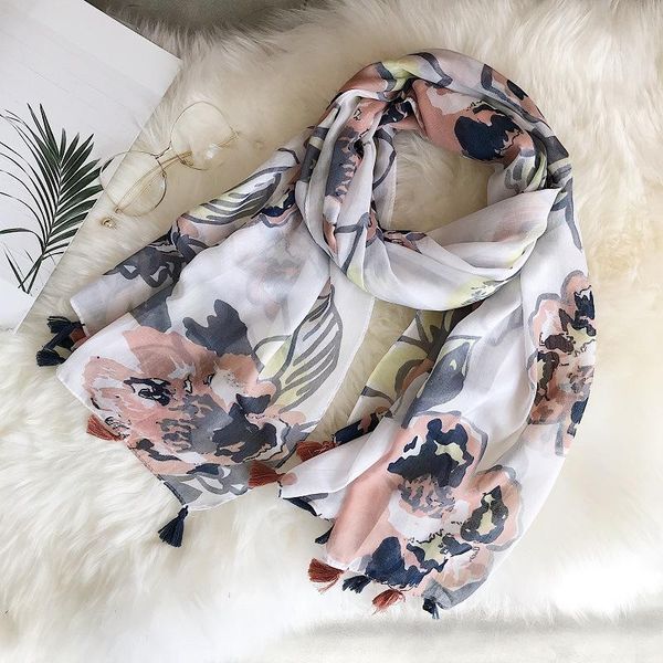 scarves fashion silk scarf summer vintage travel beach resort sun protection faint dyed flower shawl towel woman, Blue;gray
scarves fashion silk scarf summer vintage travel beach resort sun protection faint dyed flower shawl towel woman, Blue;gray