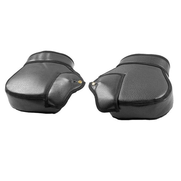 cycling gloves 1pair universal waterproof pu leather handlebar mitts motorcycle guard winter warm windproof front protective, Black
cycling gloves 1pair universal waterproof pu leather handlebar mitts motorcycle guard winter warm windproof front protective, Black