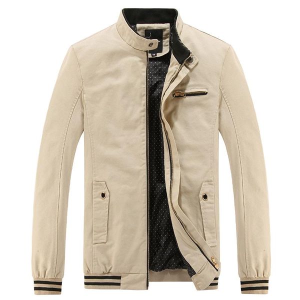 men's jackets autumn jacket stand-up collar high-quality large size pure cotton business short windproof, Black;brown
men's jackets autumn jacket stand-up collar high-quality large size pure cotton business short windproof, Black;brown