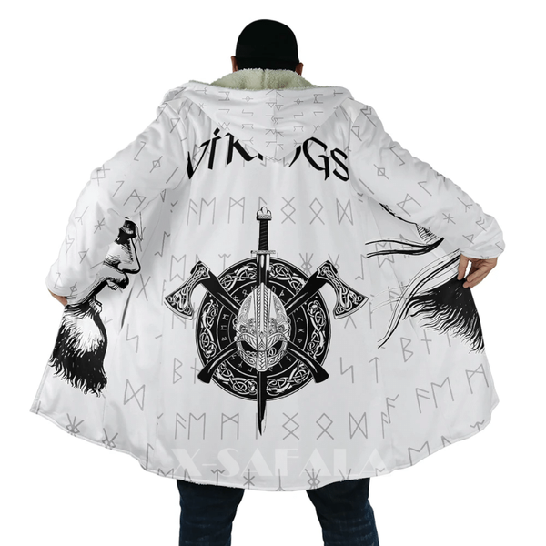 men's wool & blends viking totem crow eagle all over 3d printed thick warm hooded cloak for men windproof fleece casual-28, Black
men's wool & blends viking totem crow eagle all over 3d printed thick warm hooded cloak for men windproof fleece casual-28, Black
