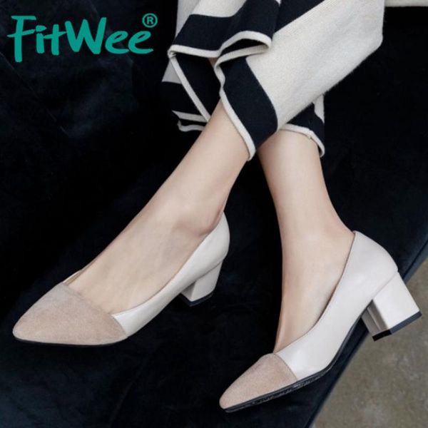dress shoes fitwee square heel women pumps mixed color pointed toe shallow soft lady office party mujer footwear size 30-43, Black
dress shoes fitwee square heel women pumps mixed color pointed toe shallow soft lady office party mujer footwear size 30-43, Black