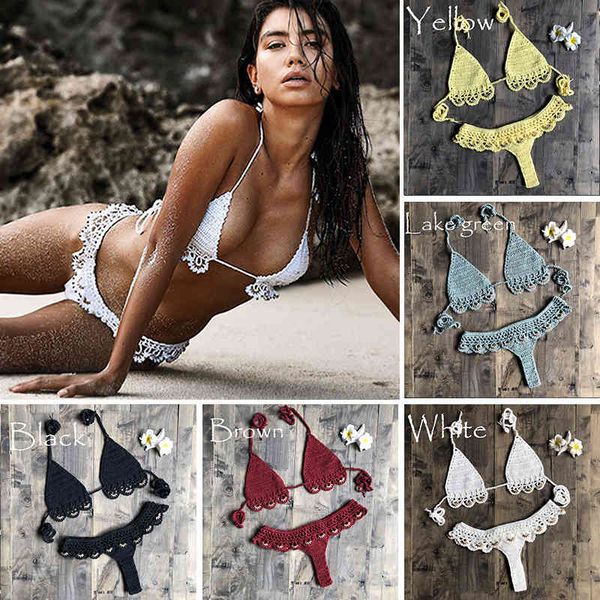 Sexy Ins Fashion Beach Bikini Hand Made Pure Cotton Accessories Woven Sexy Split Swimsuit, White;black
Sexy Ins Fashion Beach Bikini Hand Made Pure Cotton Accessories Woven Sexy Split Swimsuit, White;black