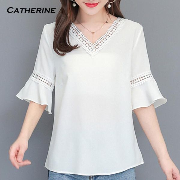 solid hollow out flare blouse shirts office lady 2021 summer long sleeve slim blouses fashion women v-neck women's &, White
solid hollow out flare blouse shirts office lady 2021 summer long sleeve slim blouses fashion women v-neck women's &, White