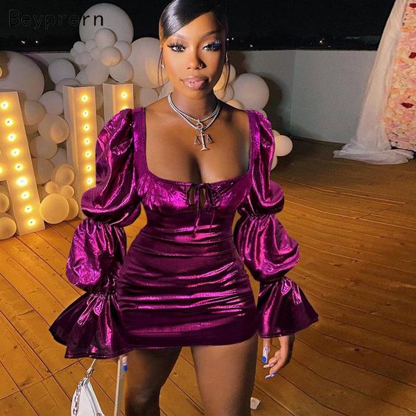 casual dresses beyprern womens puff sleeve shiny metallic dress outfits clubwear fashion long bodycon lace-up party robes, Black;gray
casual dresses beyprern womens puff sleeve shiny metallic dress outfits clubwear fashion long bodycon lace-up party robes, Black;gray