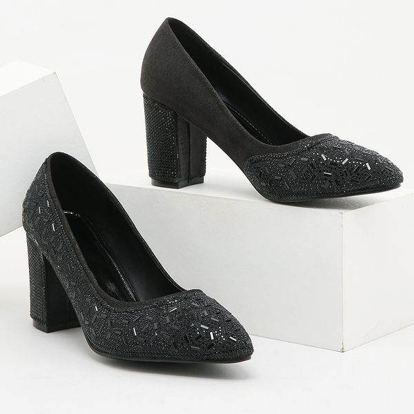 women's high heels shoes black glitter dress shoes casual fashion office party all-match
women's high heels shoes black glitter dress shoes casual fashion office party all-match