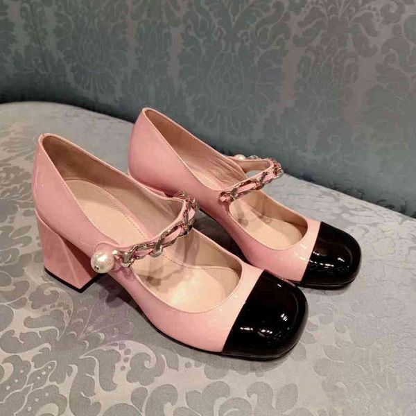 dress shoes couro de patente gran cabeça sapatos salto alto nova mary jane feminino pérola metal fivela corrente boca rasa grosso obn8, Black
dress shoes couro de patente gran cabeça sapatos salto alto nova mary jane feminino pérola metal fivela corrente boca rasa grosso obn8, Black