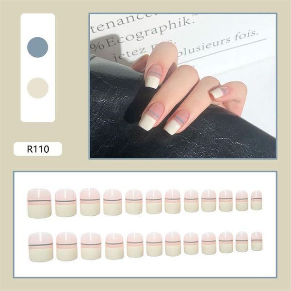 false nails 24pcs/set 2021 est colored wearable round head french style fake full cover press on nail tip manicure tool, Red;gold
false nails 24pcs/set 2021 est colored wearable round head french style fake full cover press on nail tip manicure tool, Red;gold