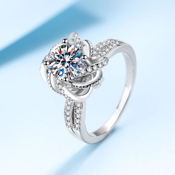 women's 925 sterling silver diamond engagement rings 1 ct vvs1 d color moissanite ring fountain wedding band fine jewelry, Slivery;golden
women's 925 sterling silver diamond engagement rings 1 ct vvs1 d color moissanite ring fountain wedding band fine jewelry, Slivery;golden