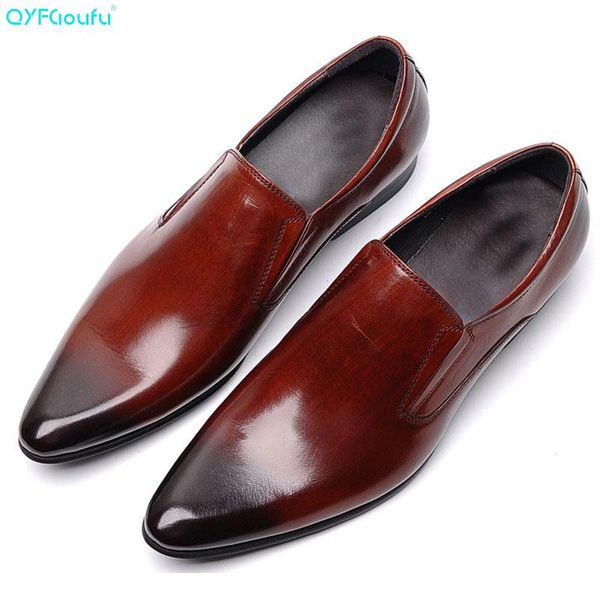 dress shoes qyfcioufu italian slip on genuine leather pointed toe men business wedding oxfords formal for male 2021 spring, Black
dress shoes qyfcioufu italian slip on genuine leather pointed toe men business wedding oxfords formal for male 2021 spring, Black