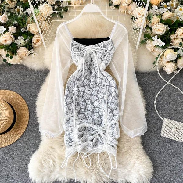 casual dresses lace women dress bodycon modis soild autumn winter 2021 short drawstring femme party long sleeve gothic clothes, Black;gray
casual dresses lace women dress bodycon modis soild autumn winter 2021 short drawstring femme party long sleeve gothic clothes, Black;gray
