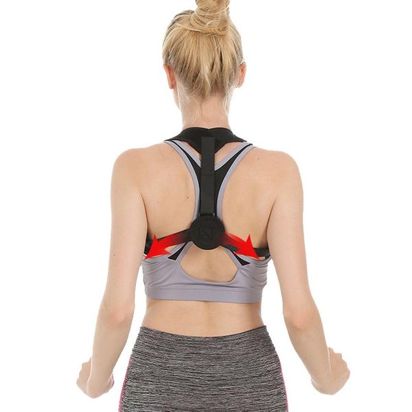 clavicle spine back shoulder lumbar posture correction brace support belt adjustable corrector, Black;blue
clavicle spine back shoulder lumbar posture correction brace support belt adjustable corrector, Black;blue