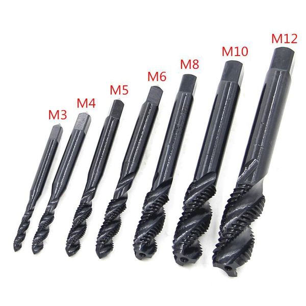hand tools 7pcs spiral thread tap screw point metric plug drill bits m3 m4 m5 m6 m8 m10 m12 tool
hand tools 7pcs spiral thread tap screw point metric plug drill bits m3 m4 m5 m6 m8 m10 m12 tool