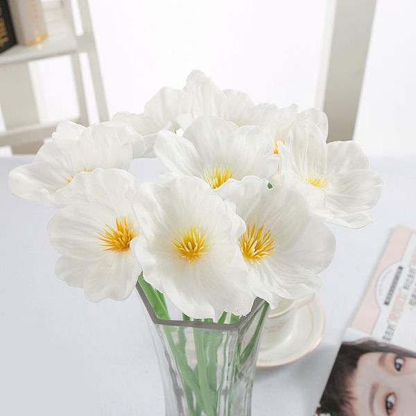 decorative flowers & wreaths 5pcs/lot wedding decoration furniture artificial poppies valentine's day diy home decor bouquet
decorative flowers & wreaths 5pcs/lot wedding decoration furniture artificial poppies valentine's day diy home decor bouquet